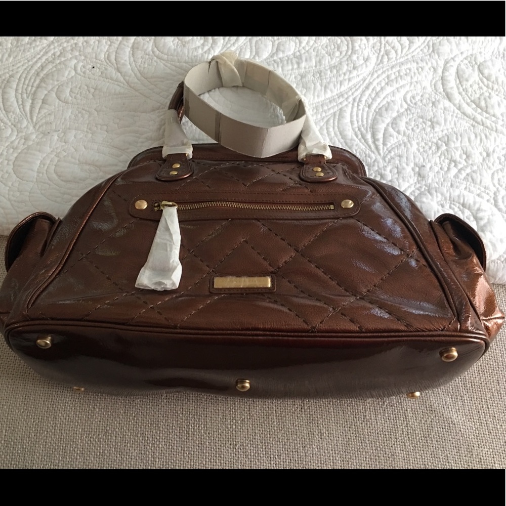 Authentic Isabella Fiore bronze handbag